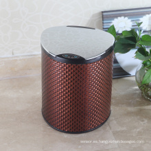 PU europeo estilo Sensor Garbage Bin para el hotel (E-9LD)